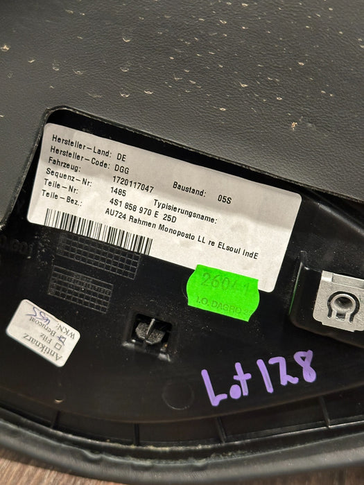 2017 AUDI R8 LEFT CONSOLE DASH KNEE PANEL TRIM OEM 4S1 858 970