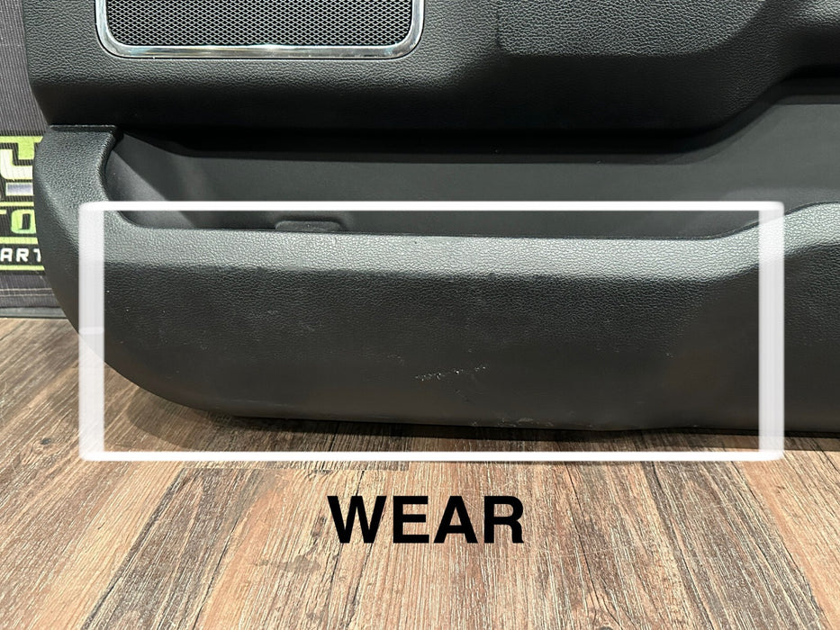 2017-2019 FORD 350 F450 PLATINUM FRONT PASSENGER RIGHT DOOR PANEL OEM *WEAR 5-9*