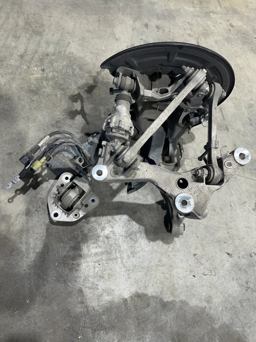 2014 PORSCHE 911 TURBO S REAR RIGHT KNUCKLE SUSPENSION CORNER ASSEMBLY OEM
