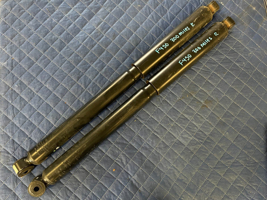 2021 FORD F450 REAR STRUT SHOCKS SET OEM 300 MILES