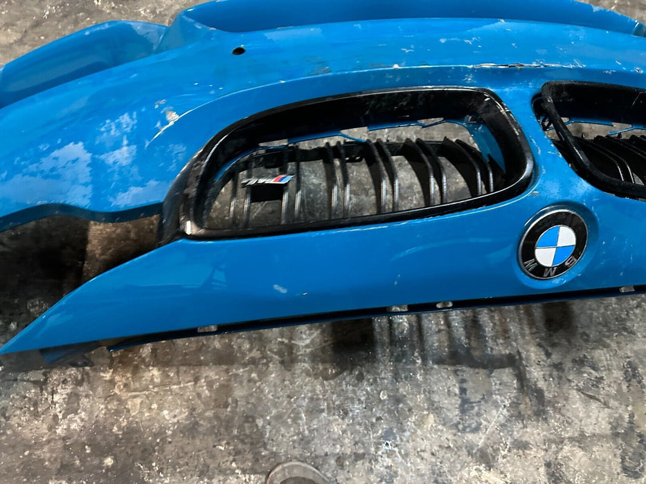 2015-2020 BMW M4 F82 FRONT BUMPER LAGUNA SECA BLUE (448) ~DAMAGE~