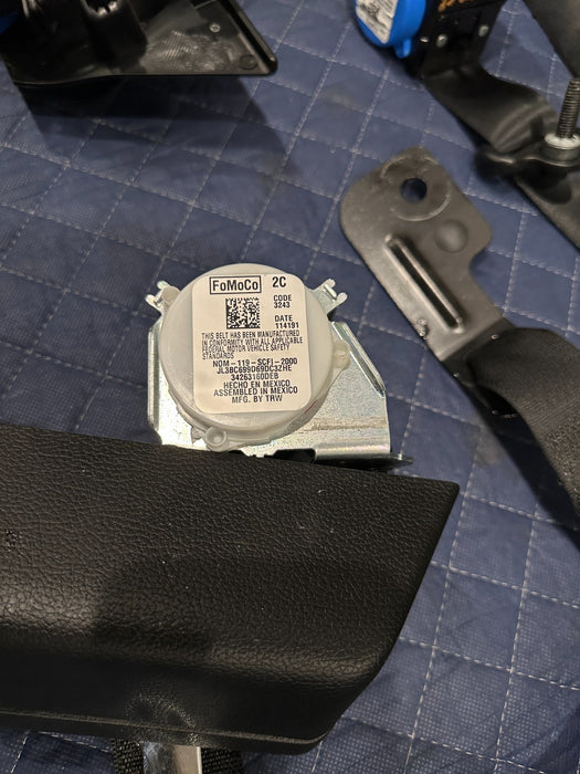 2019 FORD F150 3.5L RAPTOR REAR RIGHT SEATBELT OEM