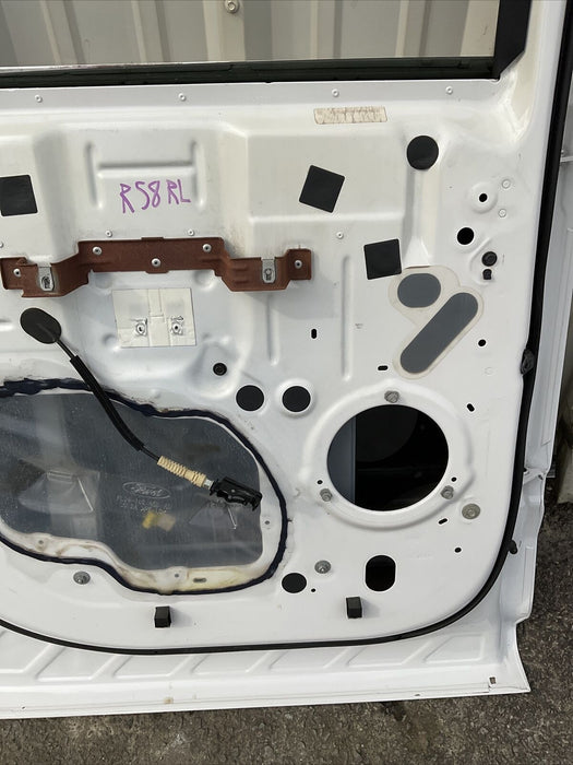 2017-2022 FORD F250 F350 F450 REAR DRIVER DOOR PEARL WHITE (PAINT CODE:UG) OEM