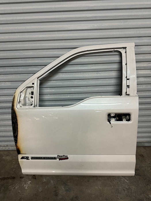 2017-2022 FORD F250 F350 F450 DRIVER LEFT DOOR SHELL OEM~BURN DAMAGE~