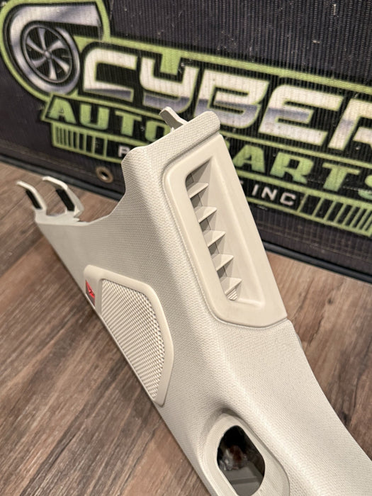 2017 NISSAN TITAN XD RESERVE DRIVER LEFT A PILLAR TRIM W SPEAKER OEM