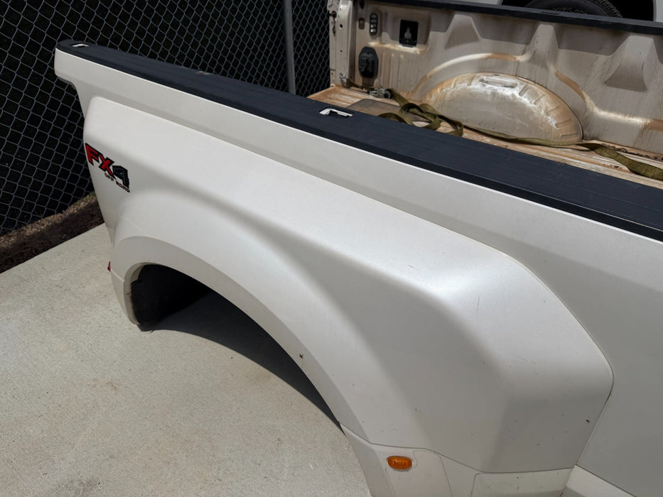2017-2022 FORD F350 F450 PLATINUM DRW DUALLY LONG BED 8' METALLIC WHITE