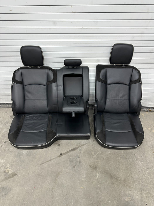 2024 DODGE RAM 3500 LARAMIE REAR LEATHER BLACK SEATS OEM *DENTS 4,5,9*
