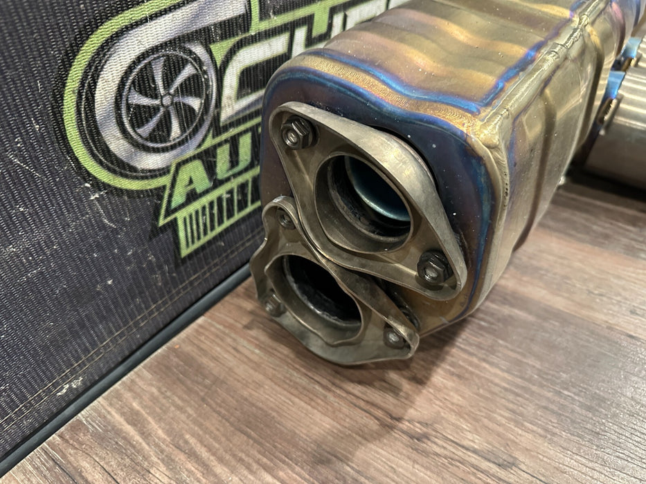 2017 2018 2019 PORSCHE 911 GT3 CENTER EXHAUST MUFFLER W/ TIPS OEM 991 111 027 90