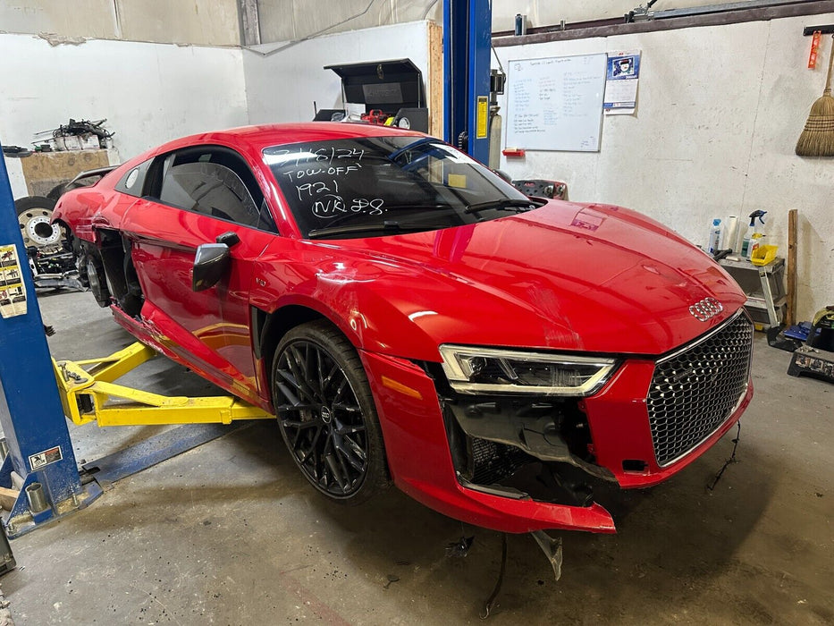 2017 2018 AUDI R8 PLUS FACTORY CARBON FIBER DECK SPOILER WING ASSEMBLY OEM *READ