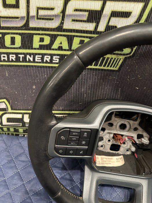 2023 FORD F250 F350 F450 LARIAT LEATHER STEERING WHEEL ADAPTIVE CRUISE OEM