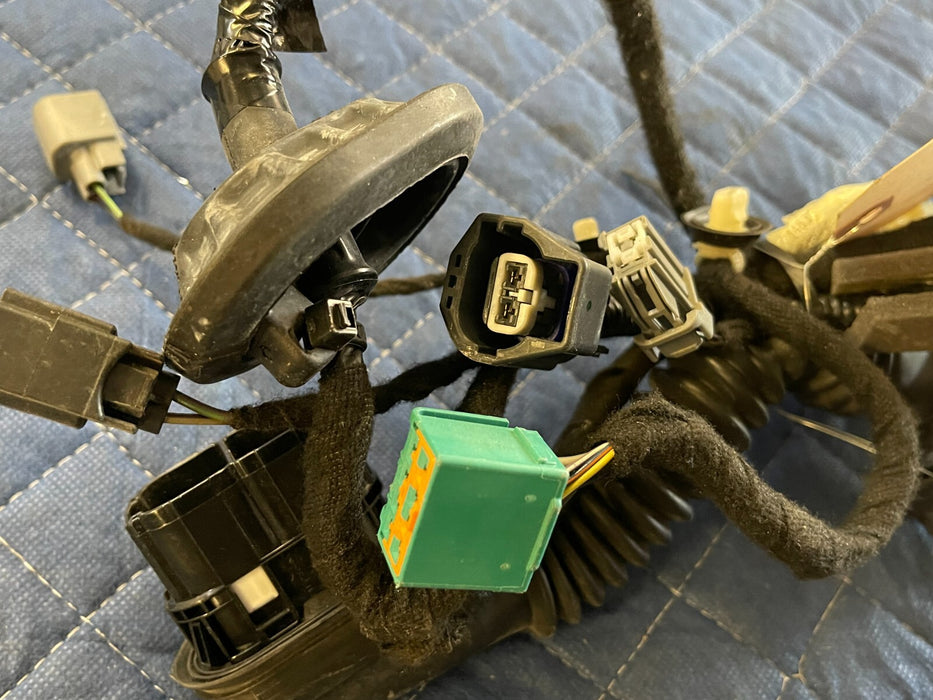 2019 FORD F450 KING RANCH REAR DRIVER LEFT DOOR WIRING HARNESS OEM