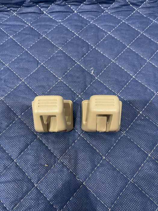 2017-2019 FORD F250 F350 F450 LARIAT TAN HEADLINER COAT HOOKS OEM