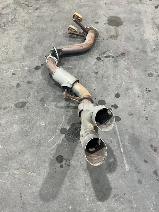 2018 FORD F350 DIESEL 6.7L FACTORY EXHAUST MUFFLER TAIL PIPE OEM 13K MILES