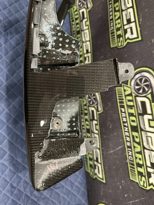 2014 AUDI R8 DASH DASHBOARD CARBON FIBER COVER FRAME 423 857 171 OEM