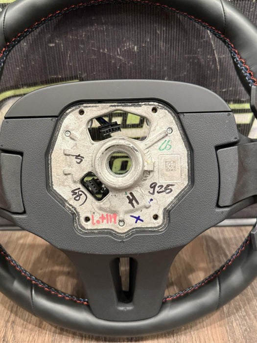 2024 BMW M3 M4 G80 G82 STEERING WHEEL W CARBON FIBER & PADDLE SHIFTERS OEM *#14*