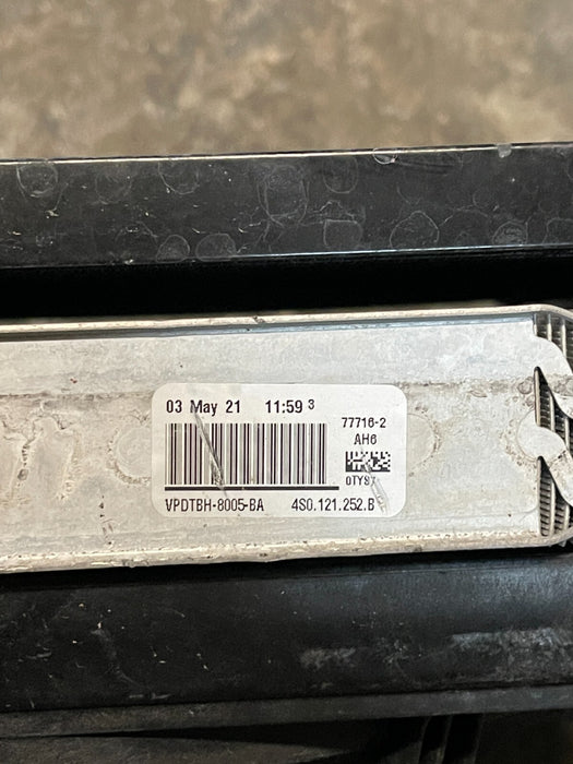 2017 AUDI R8 V10 FRONT RIGHT RADIATOR A/C CONDENSER 4S0816411 4S0121252B ~BENT~