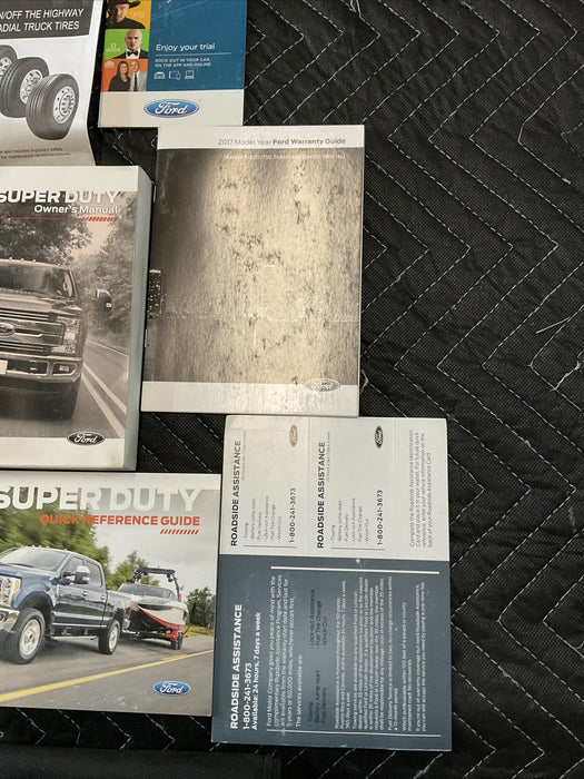 2017 FORD F250 F350 F450 OWNERS MANUAL BOOK OEM