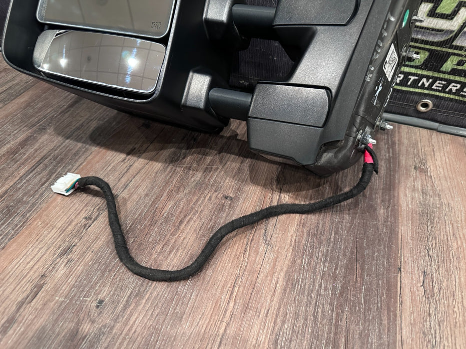 2017 NISSAN TITAN XD RESERVE LEFT CHROME MIRROR W CAMERA OEM 96302 EZ92A