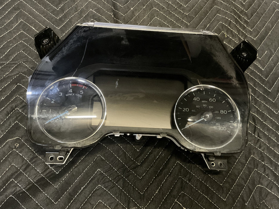 2019 FORD F350 PLATINUM 6.7L DIESEL 8" GAUGE CLUSTER HC3T-10849-PJ OEM~SCUFS~