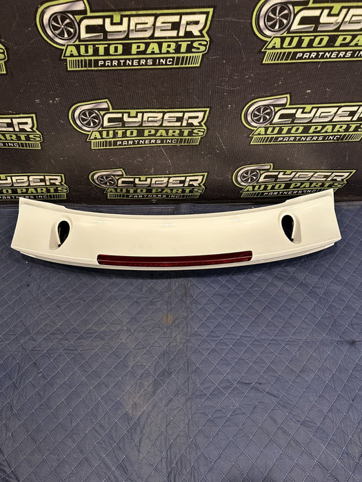 2014 PORSCHE 911 TURBO S 991 REAR ACTIVE SPOILER WING BASE W 3RD BRAKE LIGHT OEM