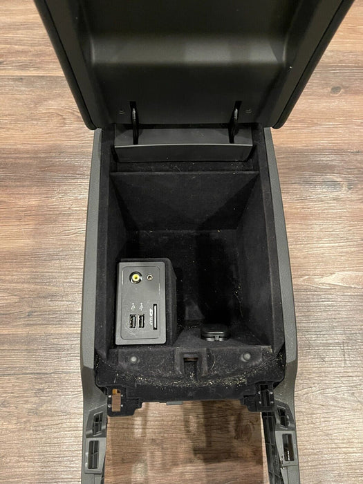 2017 INFINITI Q50 RED SPORT CENTER CONSOLE STORAGE COMPARTMENT OEM *SCRATCHES*