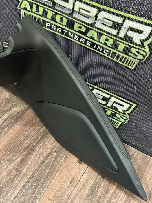 2021 AUDI R8 LEFT CENTER CONSOLE LEATHER COVER FRAME OEM 4S1 858 970 E *FLAWS #6