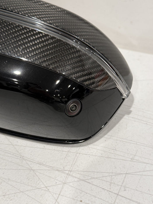 2024 BMW M3 M4 G80 G82 RIGHT CARBON FIBER MIRROR W BLIND SPOT OEM
