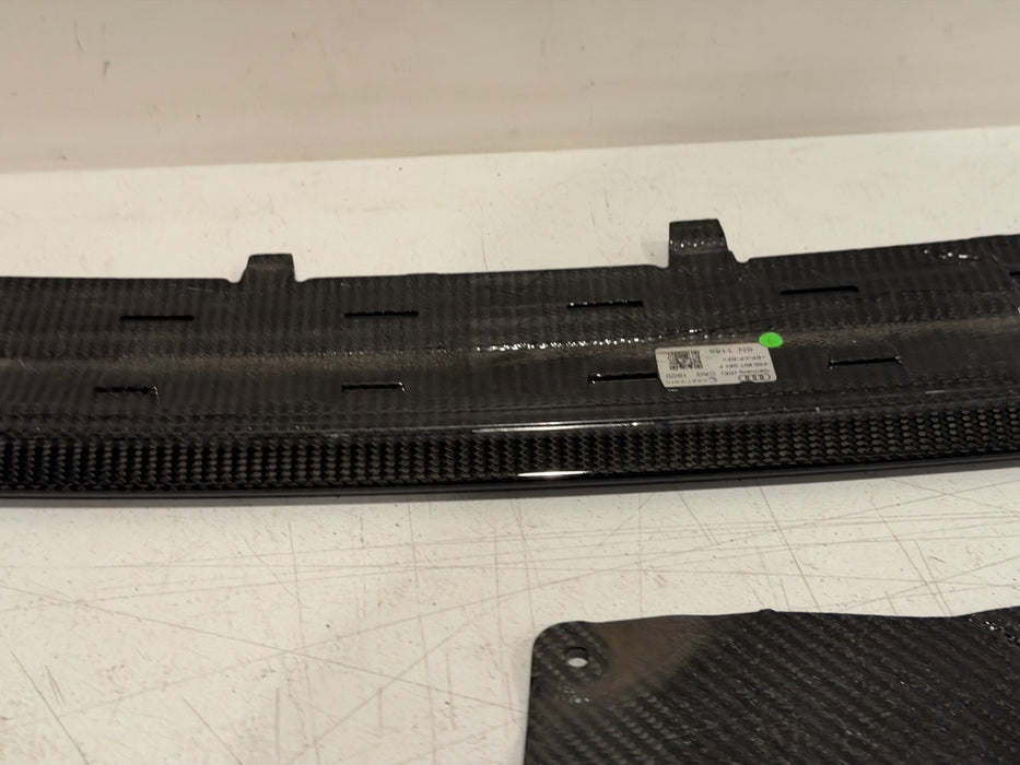 2020 2021 2022 2023 AUDI R8 CARBON FIBER FRONT BUMPER SPLITTER LIP OEM GENUINE