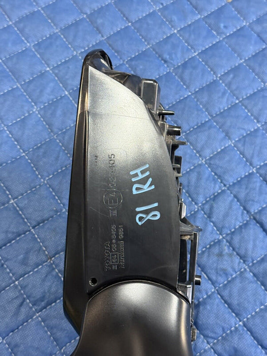 2014 TOYOTA PRIUS V PASSENGER RIGHT DOOR MIRROR W/ NO CAP COVER OEM