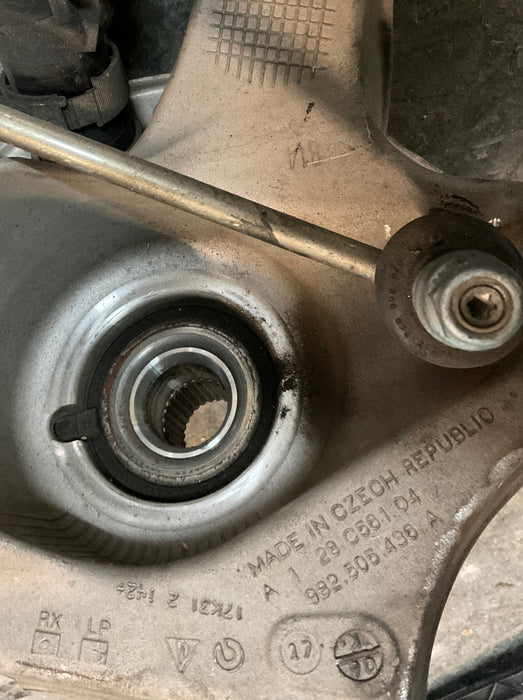 PORSCHE 718 982 BOXSTER S REAR RIGHT KNUCKLE SUSPENSION CORNER CONTROL ARMS OEM