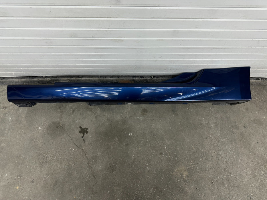 2013 NISSAN 370Z SPORT CONVERTIBLE LEFT SIDE SKIRT MIDNIGHT BLUE OEM *WEAR 3-5*