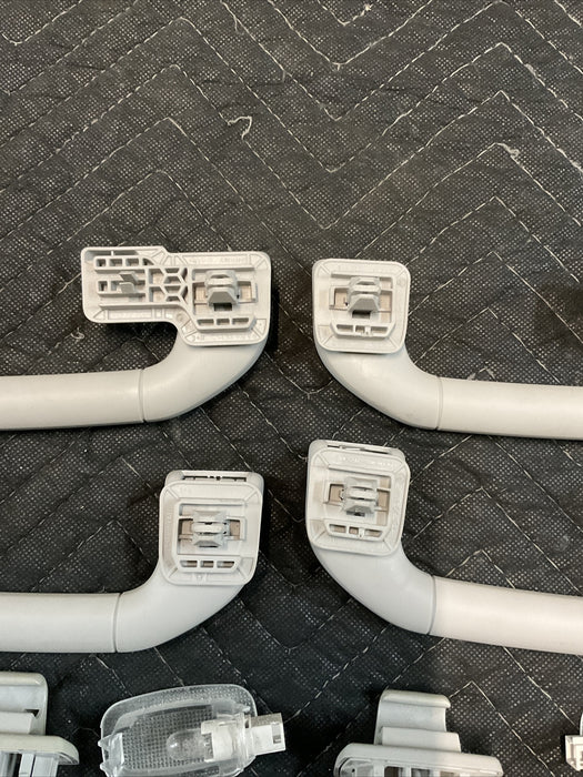 2013 MERCEDES C300 INTERIOR OVER HEAD ROOF HANDLES KIT OEM
