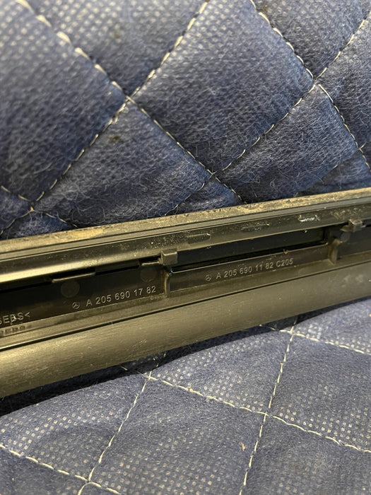 2017 MERCEDES-BENZ C63 AMG W205 DRIVER LEFT EXTERIOR DOOR WATER DEFLECTOR OEM