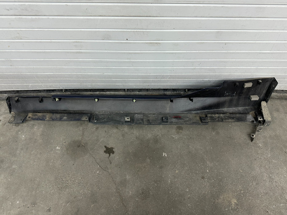 2013 NISSAN 370Z SPORT CONVERTIBLE RIGHT SIDE SKIRT MIDNIGHT BLUE OEM *WEAR 4,6*