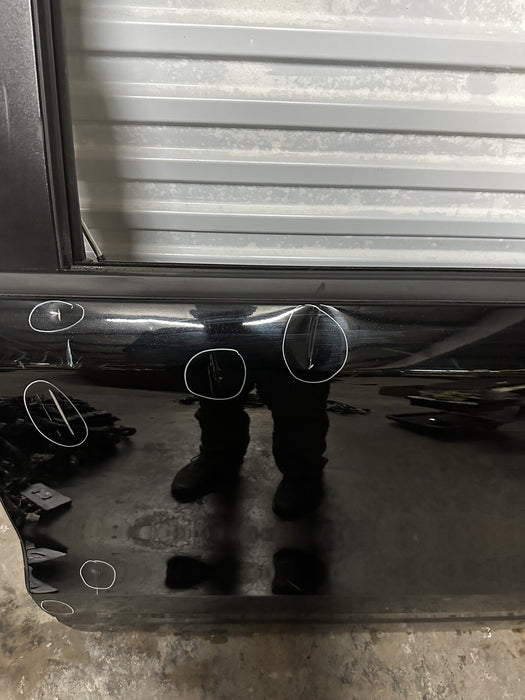 2022 RAM 1500 TRX 6.2L HELLCAT REAR DRIVER LEFT LH DOOR BLACK OEM ~DAMAGE~