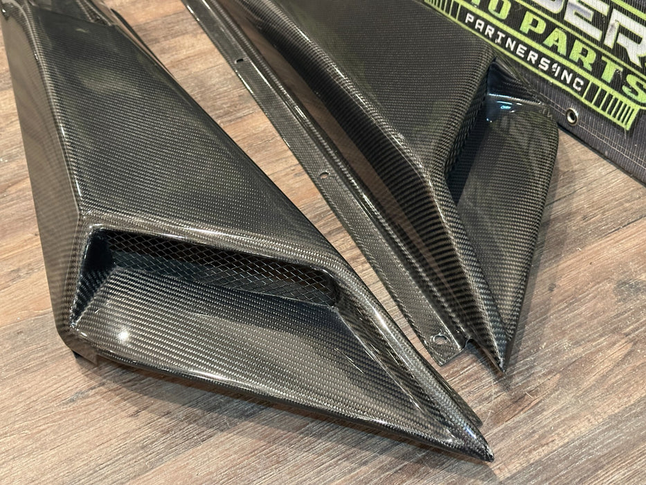 2015-2019 LAMBORGHINI HURACAN LP610-4 LP580-2 CARBON FIBER ENGINE AIR VENTS