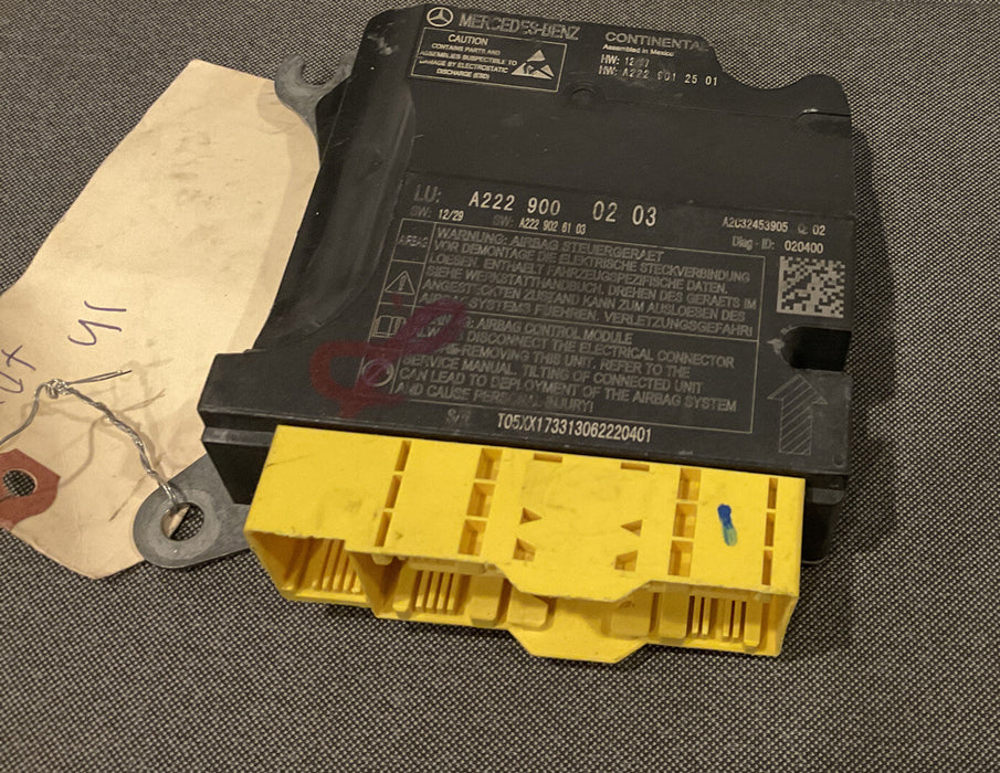 2014 MERCEDES S550 W222 MODULE 222 900 02 03 2229000203 OEM~CLEAN NO CODES~