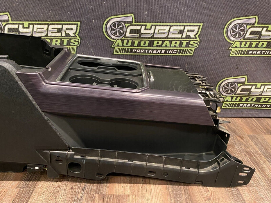 2020-2022 FORD F250 F350 F450 LIMITED CENTER CONSOLE W/ PURPLE TRIM BEZEL OEM