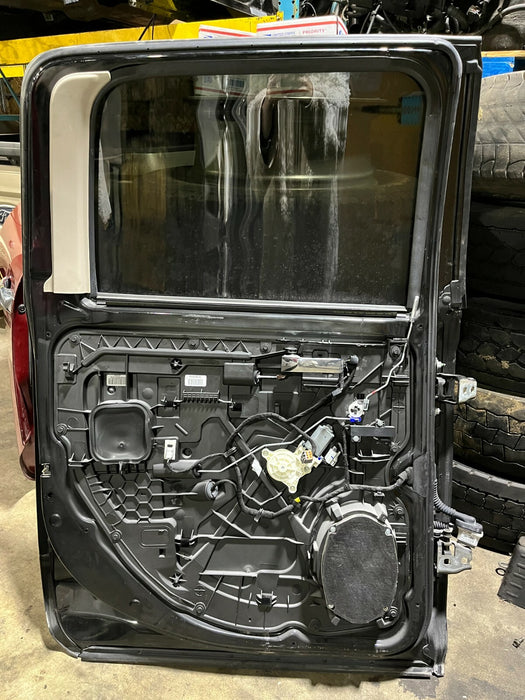 2018 DODGE RAM 1500 2500 3500 LARAMIE REAR LEFT DOOR SHELL BLACK *PXR* 2010-2018