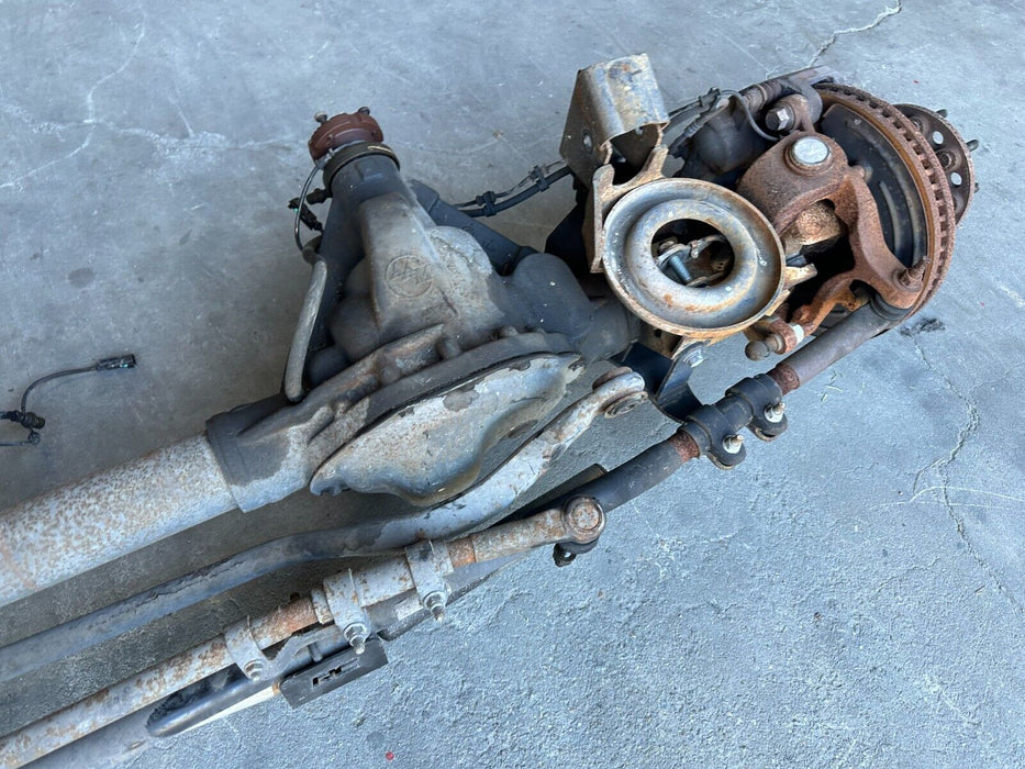 2012 RAM 3500 DUALLY DRW FRONT AXLE ASSEMBLY 4X4 32K MILES 4.10 RATIO 2010 2011