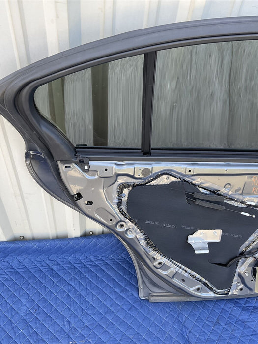 2014-2017 INFINITI Q50 RED SPORT REAR DRIVER LEFT DOOR GREY METALLIC (KAD) OEM