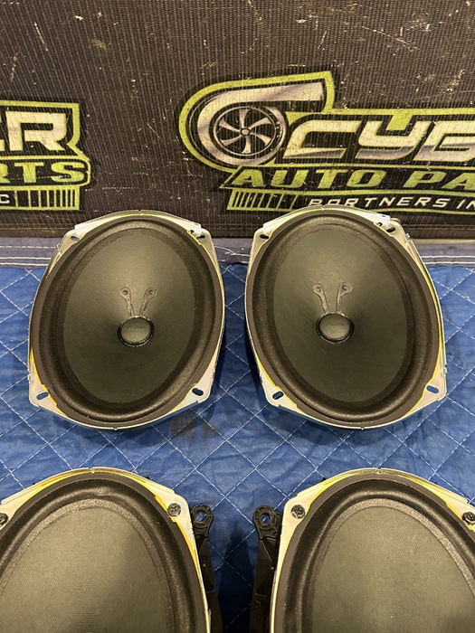 2013 NISSAN 370Z LEFT RIGHT DOOR DASHBOARD BOSE SPEAKER SET OEM
