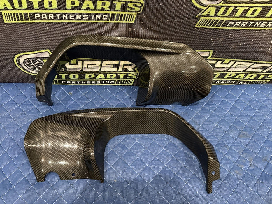 2020 BMW M8 COMPETITION F91 F92 F93 OEM REAR BUMPER CARBON FIBER DIFFUSER PAIR