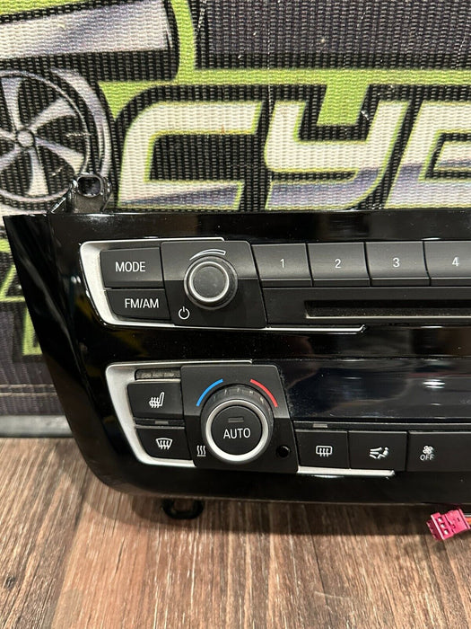2020 BMW M4 F82 RADIO HVAC AC A/C HEAT CONTROL BEZEL PANEL W AMBENT LIGHTING OEM