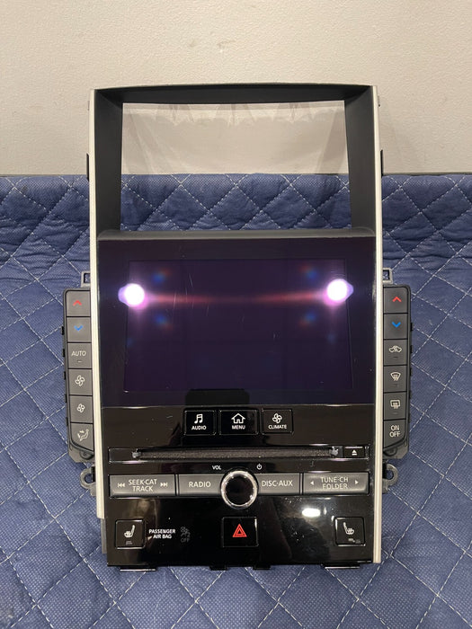 2017 INFINITI Q50 RS CLIMATE/ AUDIO/ HEATED SEAT CONTROL SCREEN W BEZEL OEM