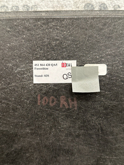 2017-18 AUDI R8 SPYDER FRONT TRUNK FRUNK PASSENGER RIGHT CARPET PANEL OEM