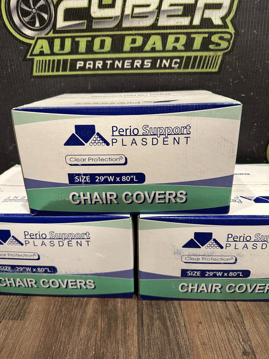 PERIO SUPPORT PLASDENT CHAIR COVER 29''W X 80''L BOX OF 125 PC (4 BOXES)