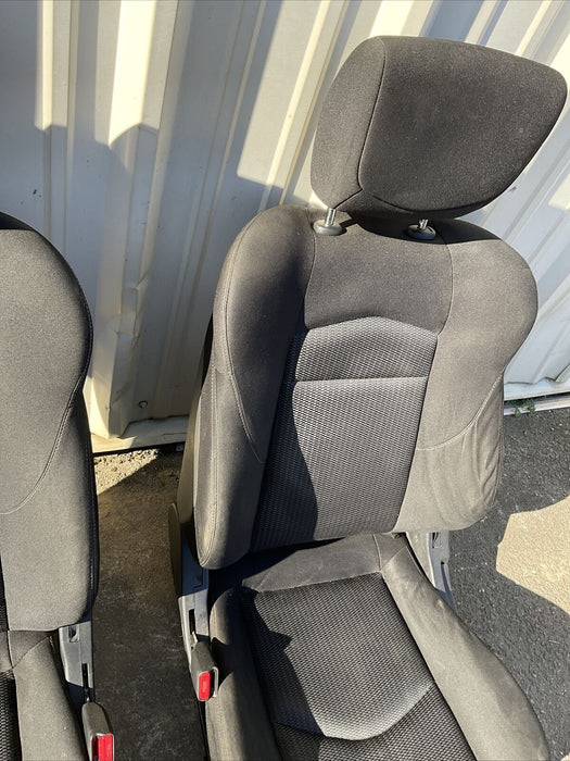 2014 NISSAN 370Z BASE CLOTH SEATS DRIVER PASSENGER PAIR OEM 2009-2020