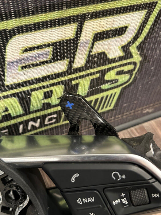 2021 AUDI R8 STEERING WHEEL CONTROL BUTTON BEZEL W PADDLE SHIFTERS OEM *READ*