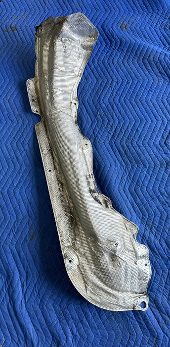 2011 BMW 550i F10 5 SERIE FRONT LEFT SIDE HEAT SHIELD INSULATION COVER OEM